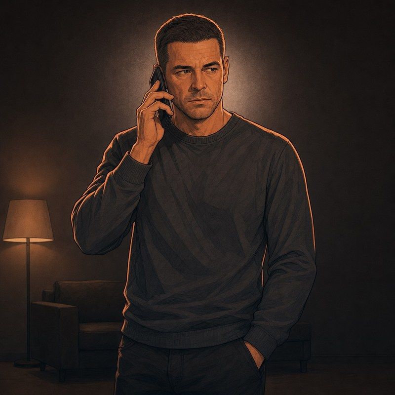 Wes on the phone